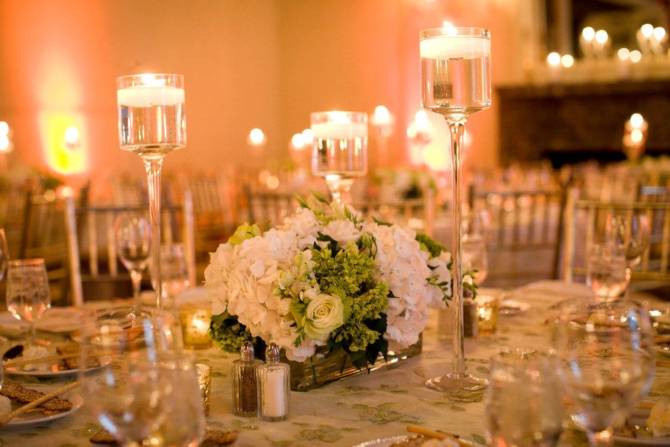 candle holders centerpieces