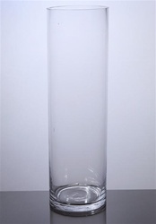 Cylinder Glass Vase 6x36