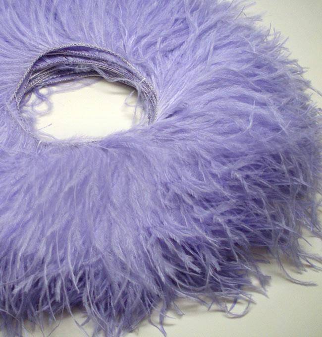 WHOLESALE Plum Purple Ostrich Feather Trims/FRINGE Bulk Cheap